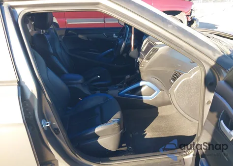 2014 Hyundai Veloster Turbo W/Blue from USA, damaged, VIN KMHTC6AE4EU182427